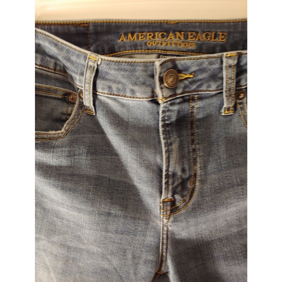American Eagle Outfitters Flex denim distressed skinny jeans - Picture 4 of 6